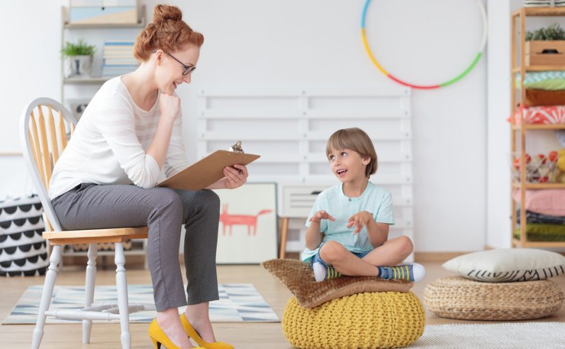 Sessão de psicologia infantil